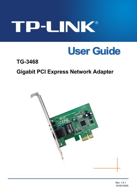 TG-3468 Gigabit PCI Express Network Adapter - TP-Link