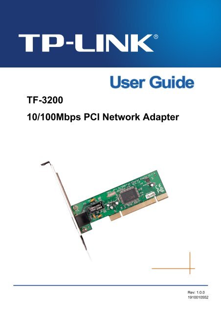 TF-3200 10/100Mbps PCI Network Adapter - TP-Link