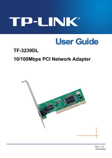 TF-3239DL 10/100Mbps PCI Network Adapter - TP-Link