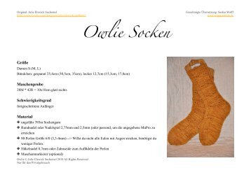 Owlie Socken