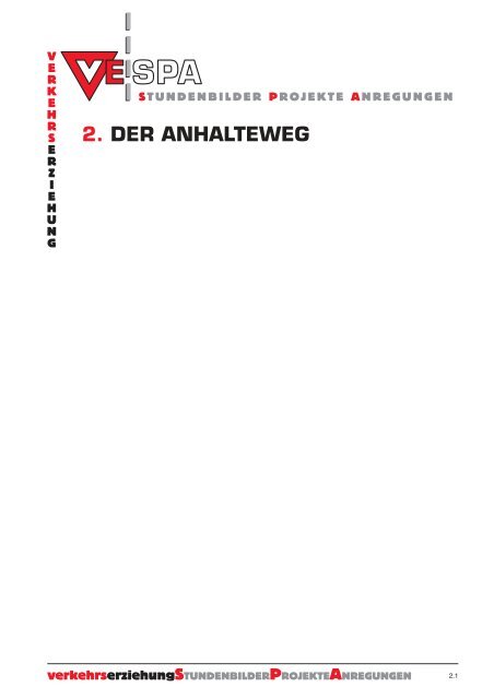 Der Anhalteweg