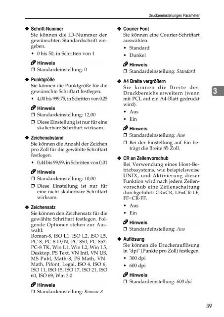 Aficio 2015/2018/2018D Bedienungsanleitung Druckerhandbuch 2