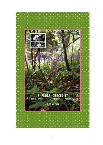A FLORA CHECKLIST