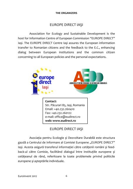 2012 - Europe Direct Iasi