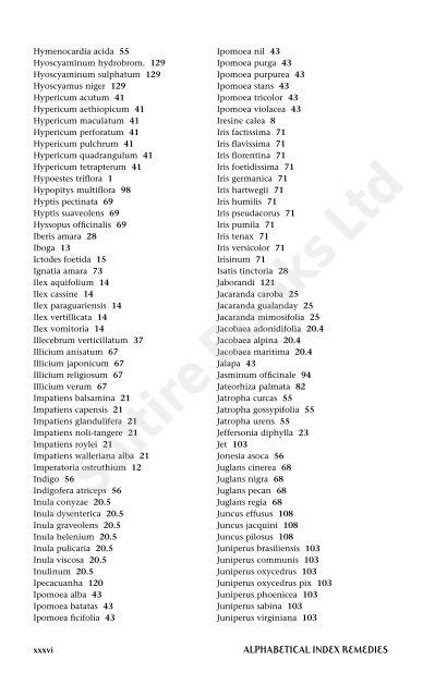 Vermeulen / Johnston PLANTS - Homeopathic and Medicinal Uses ...