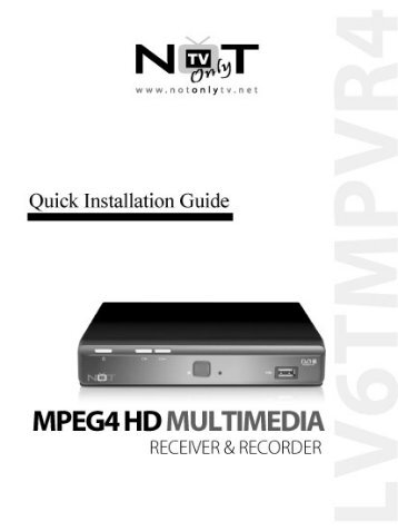 User Guide - NOT ONLY TV