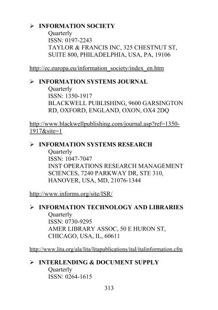 REVISTE COTATE ISI (româneşti, militare, învăţământ, informatică ...