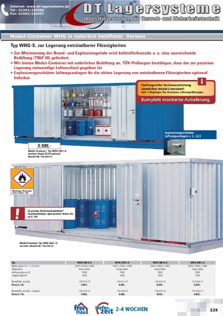 PolySafe-Depots - DT Lagersysteme