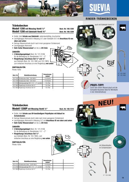 katalog 2011 RindeR Schafe Ziegen