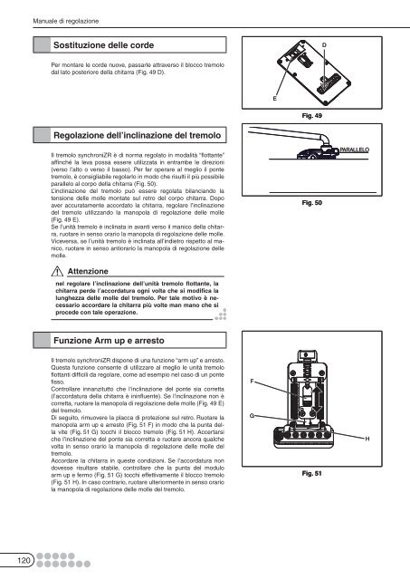 Table of Contents - Ibanez Guitars