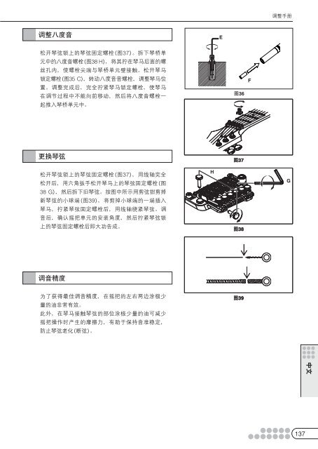 Table of Contents - Ibanez Guitars