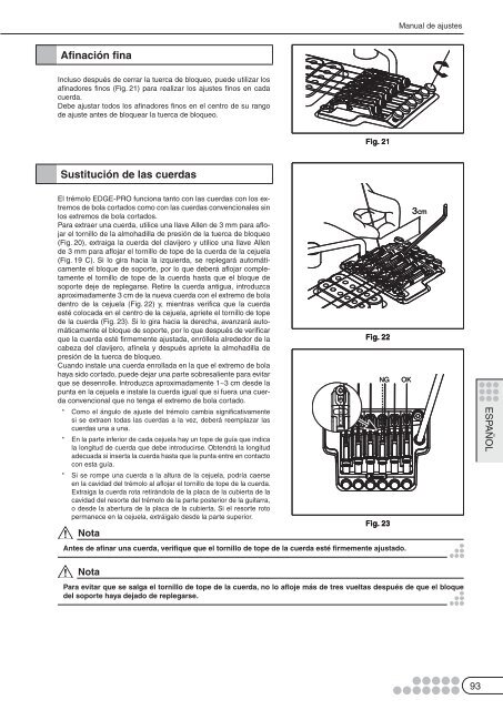 Table of Contents - Ibanez Guitars