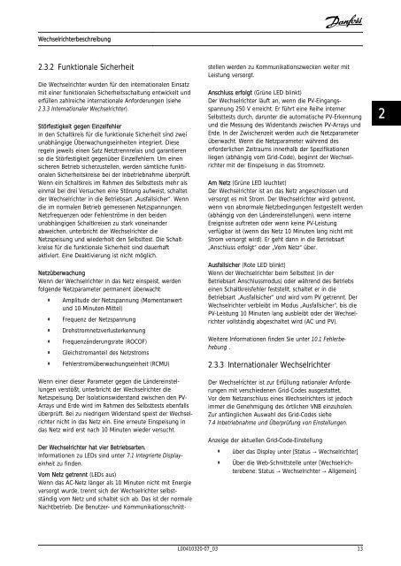 Referenzhandbuch - Danfoss