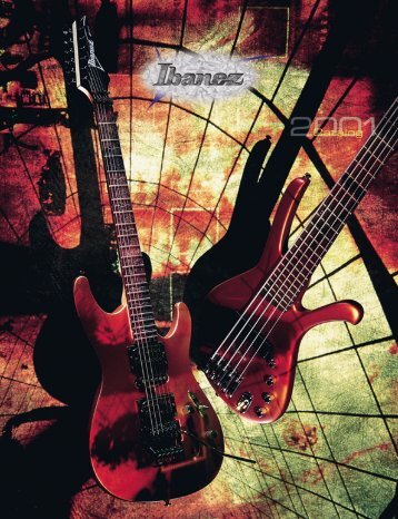 2001 Ibanez Electric Guitar Catalog - Martin Simmons - Home Page