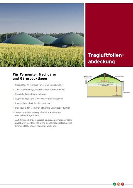 Ausstattungen für Biogasanlagen - MT-Energie GmbH