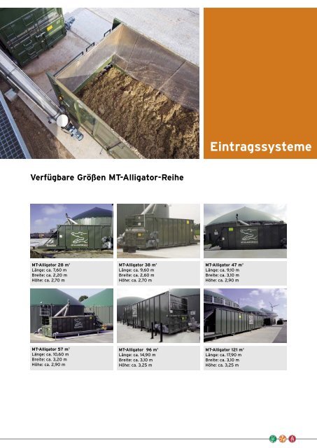 Ausstattungen für Biogasanlagen - MT-Energie GmbH