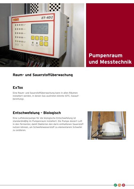 Ausstattungen für Biogasanlagen - MT-Energie GmbH