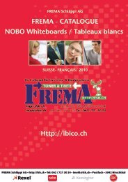 FREMA - CATALOGUE NOBO Whiteboards / Tableaux blancs Http ...