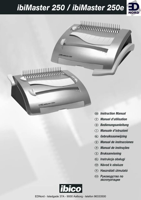 ibiMaster 250 / ibiMaster 250e - Ednord