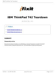 IBM ThinkPad T42 Teardown - iFixit