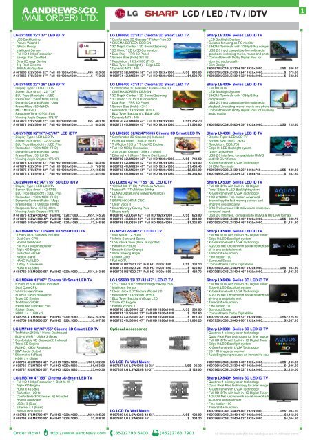 LCD / LED / TV / iDTV