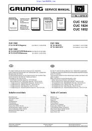 cuc 1822 cuc 1824 cuc 1852 service manual