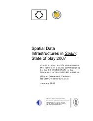 Spatial Data Infrastructures in Spain: State of play ... - inspire - Europa