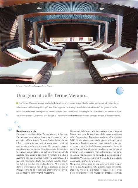 Merano Magazine - Sommer 2011