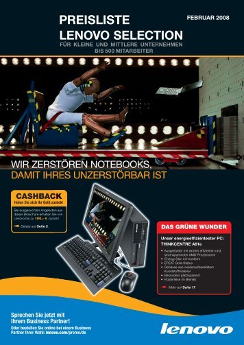 Preisliste Lenovo Selection - trojok.de