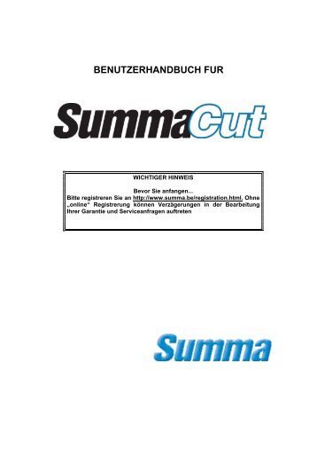 Handbuch - Summa Online