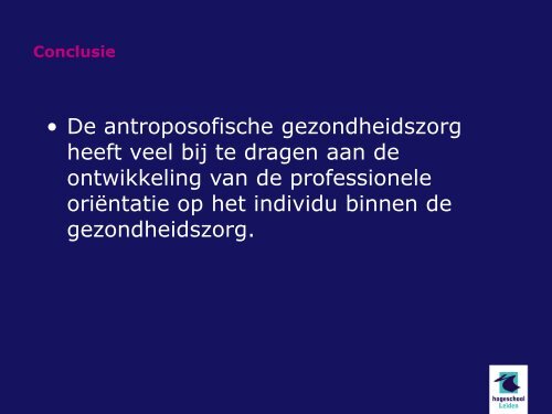 Drs. Erik Baars, presentatie 2 - Hogeschool Leiden