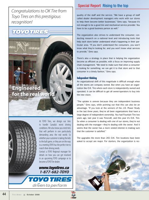 Tire Dealers Association of Canada Convention - Autosphere
