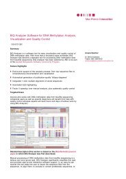 BiQ Analyzer Software for DNA Methylation Analysis, Visualization ...