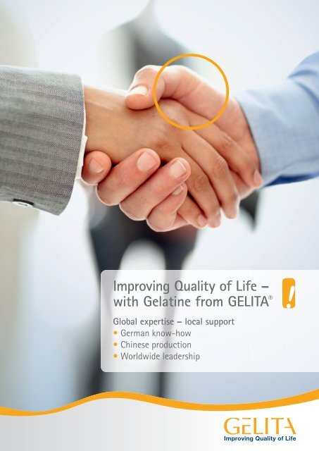 Improving Quality of Life – with Gelatine from GELITA®