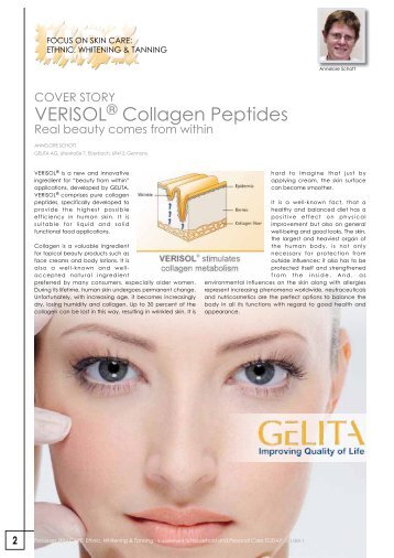 VERISOL® Collagen Peptides - Household and Personal Care Today