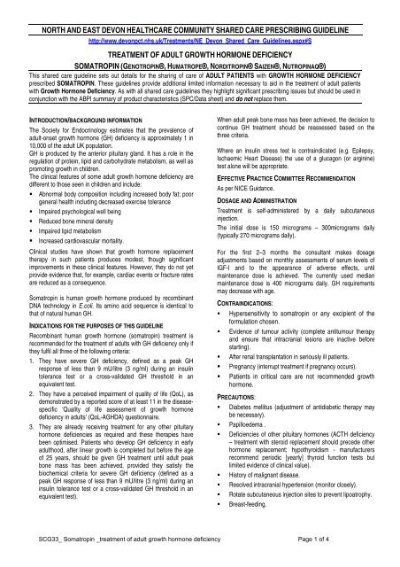 Growth Hormone Deficiency Growth Chart