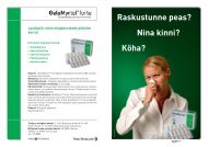 Raskustunne peas? Nina kinni? Köha?