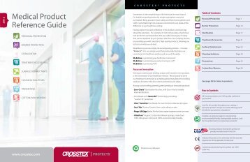 Medical Product Reference Guide - Crosstex