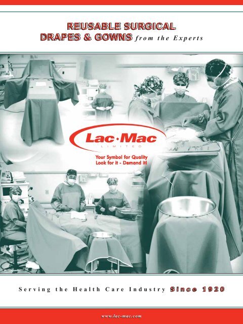 REUSABLE SURGICAL DRAPES &amp; GOWNS from ... - Lac-Mac Limited