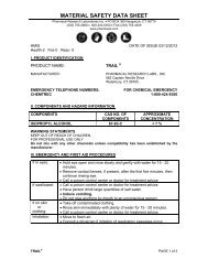 Quatidal Msds.pdf MSDS QuatPV15-1 - Pharmacal Research Laboratories Inc.