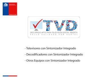 Televisores con Sintonizador Integrado - TVD