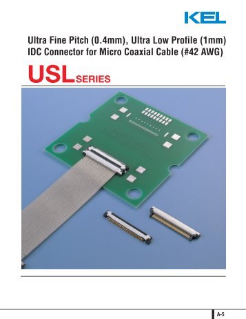 IDC Connector for Micro Coaxial Cable (#42 AWG) - MaxxVision