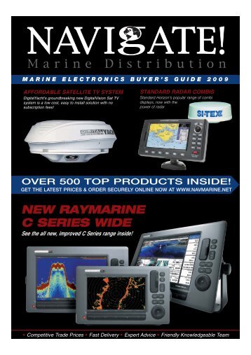 NEW RAYMARINE C SERIES WIDE - the new Navigate Trade website
