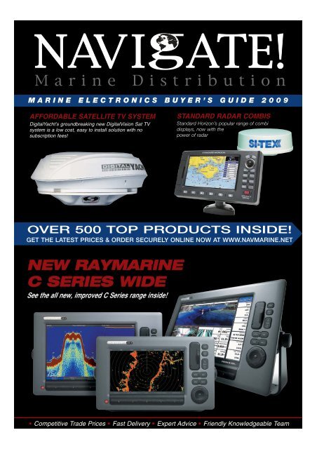 NEW RAYMARINE C SERIES WIDE - the new Navigate Trade website