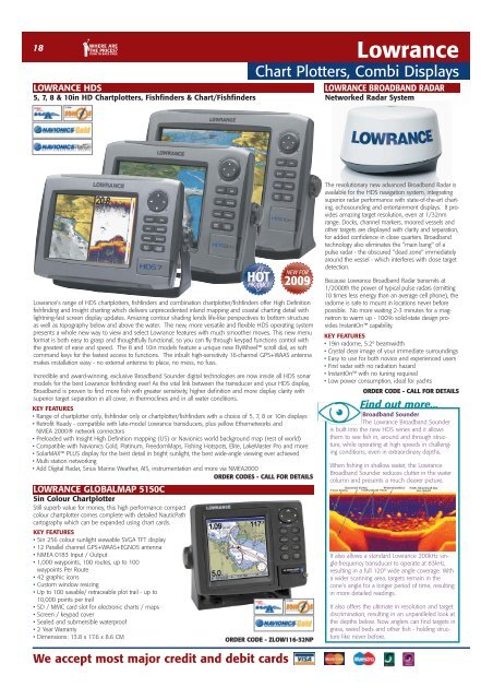 NEW RAYMARINE C SERIES WIDE - the new Navigate Trade website