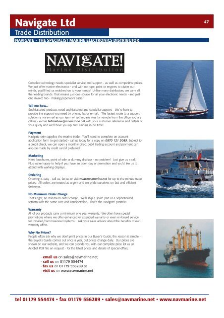 NEW RAYMARINE C SERIES WIDE - the new Navigate Trade website