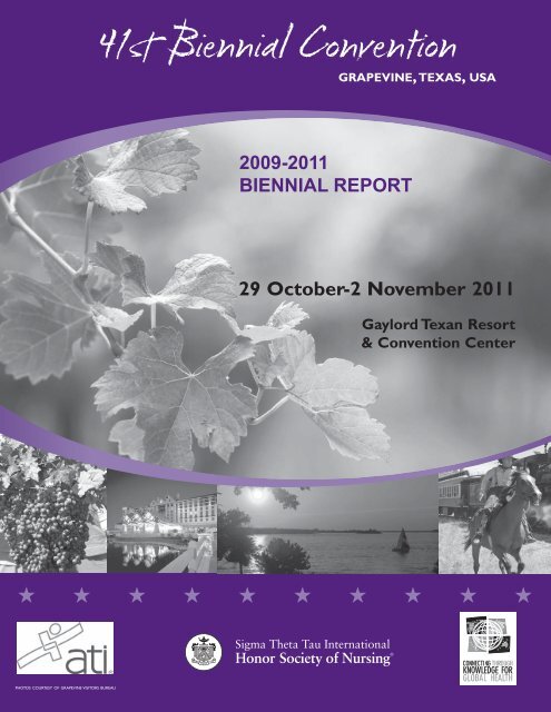 2009-2011 biennial report - Sigma Theta Tau International Honor ...