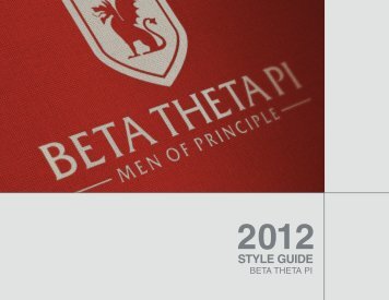 Style Guide - Beta Theta Pi - FTP Directory Listing