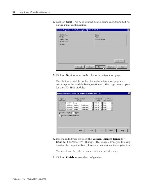 FLEX I/O EtherNet/IP Adapter Module User Manual, 1794-UM006A ...