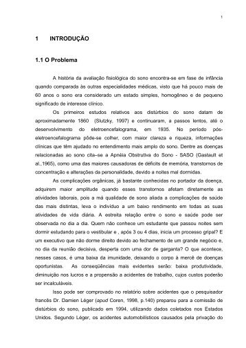 1 INTRODUÇÃO 1.1 O Problema